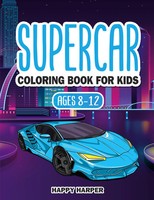 Harper Hall | Supercar Coloring Book | Taschenbuch | Englisch (2020)