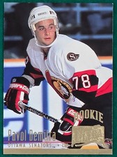 Pavol Demitra - 1994-95 Fleer Ultra #337 - Ottawa Senators Rookie Hockey Card. rookie card picture