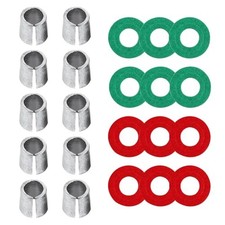 10PCS Car Battery Post Terminal Shims, Car Battery Terminal Converter Adapter