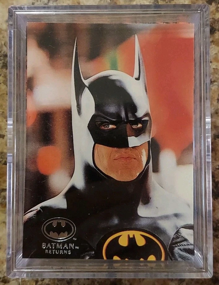 1992 Topps StadiumClub BATMAN RETURNS Set + Danny DeVito PENGUIN Auto Card RARE! - Image 4 of 4