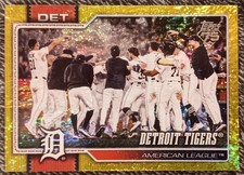 2026 Topps 75th GOLD Foil Detroit Tigers Team Card #262 Skubal Greene SP #/399