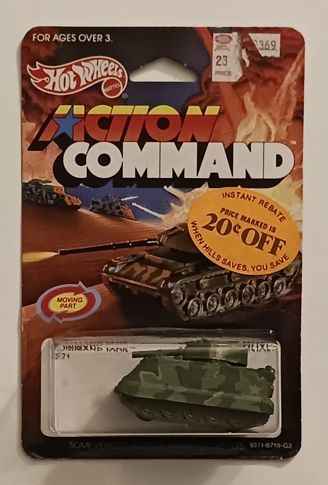 Lot of 3 1984 Hot Wheels Action Command Big Bertha - Super Cannon - Command Tank - Image 2 of 4