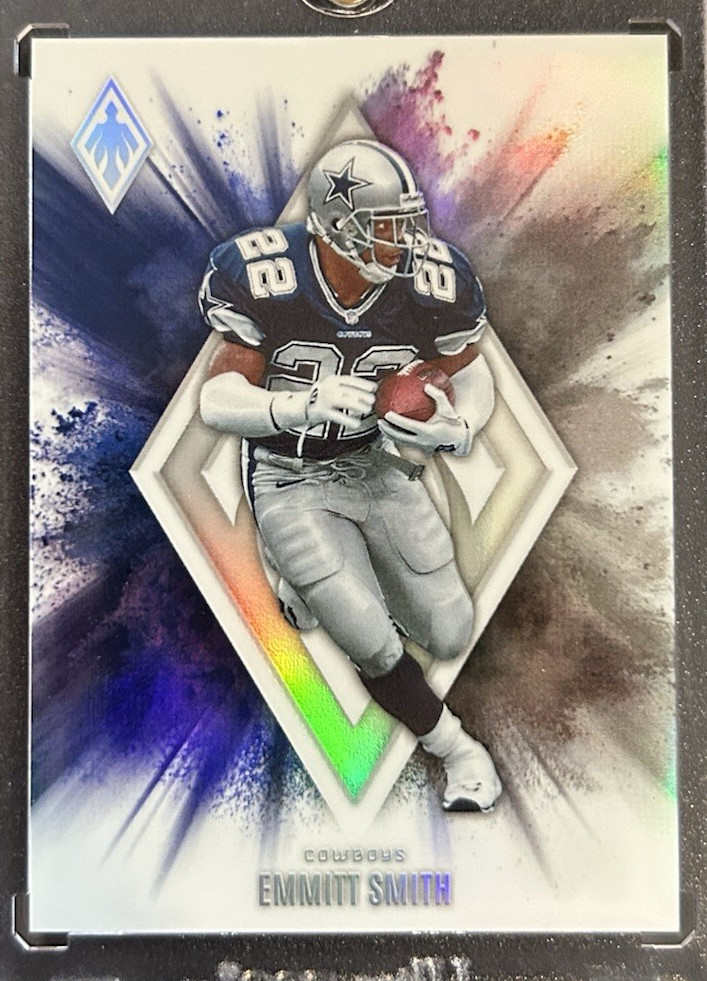 2025 Panini Phoenix Emmitt Smith #24 Color Blast SSP Case Hit Dallas Cowboys NM