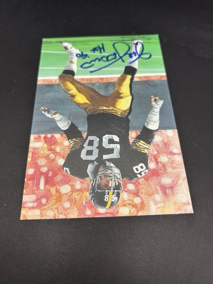 💎1993 Goal Line Art Jack Lambert HOF Signed Steelers Print /5000 Authenticated - Image 4 of 4