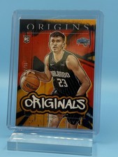 Panini 2024-25 Origins Originals Tristan Da Silva #1 Red /75 Rookie Magic NBA