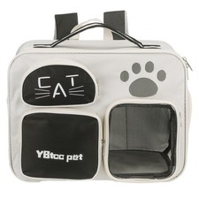 Cat Backpack Carrier Breathable Dog Carrier Pet Supplies Black