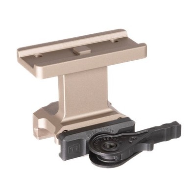 ADM Lightweight QD T1/T2/CompM5 1.93'' FDE Mount w/LH Ti Lever: AD-T1-LW-H-FDE-TL