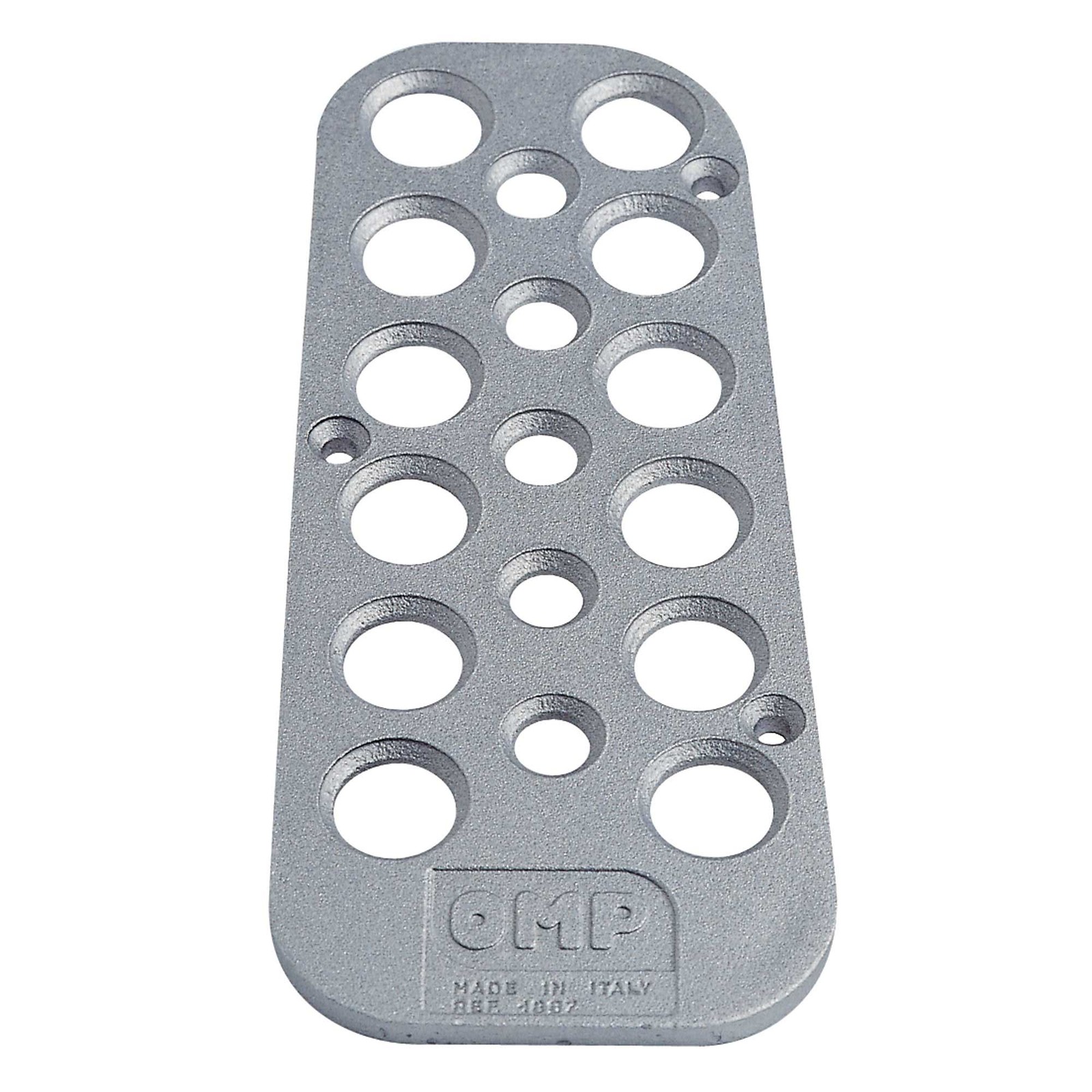 OMP Drivers Footrest - Silver, Silver - Image 3