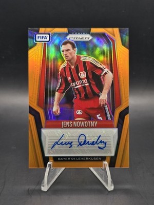 2025-26 Panini Prizm FIFA Jens Nowotny #S-JN Orange Auto /25 Leverkusen