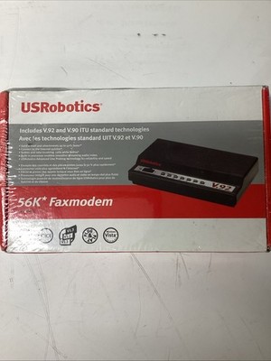 US ROBOTICS USR5686G EXTERNAL 56K V.92 V.90 ITU SERIAL DATA FAX MODEM P-092