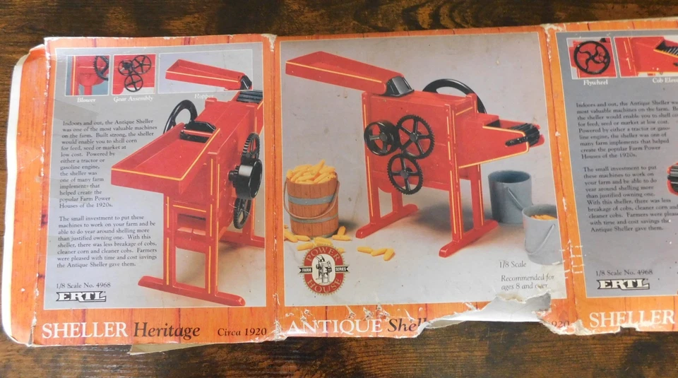  One ERTL Antique Corn Sheller HERITAGE Circa 1920 Power House FARM SERIES 1:8  - Image 2 of 4