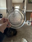 clear glass plates vintage With Flowers — photo 2