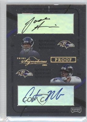 2004 Prime Signatures Rookies Gold Proof 40/50 Josh Harris Rookie Auto RC 0c2