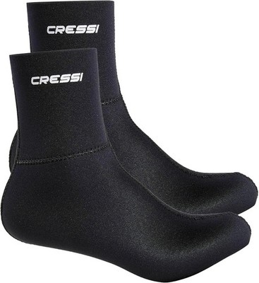 Black Neoprene 3mm Größe M - Neopren Tauchsocken Schwarz