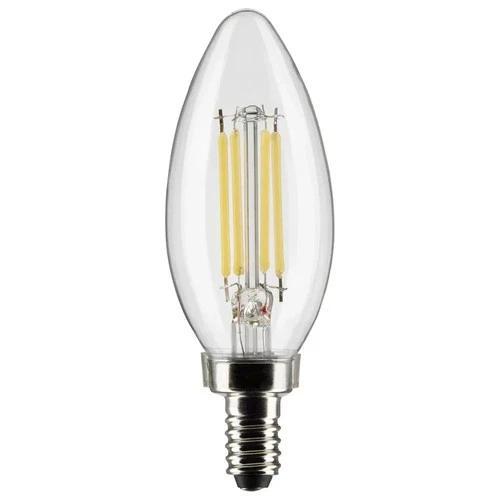 5.5 Watt B11 LED - Clear - Candelabra base - 90 CRI - 2700K - 120 Volt - 6-Pack - Picture 2 of 6