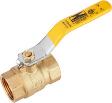 Full Port 1 In. Brass Ball Valve   Lead-Free Brass Valve, Female Threaded NPT Co