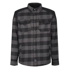 MotoBull Woody Flannel Shacket Shirt Aa Grey