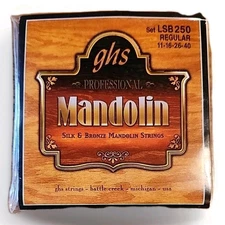 GHS LSB250 Silk and Bronze Mandolin Strings Regular 11-40