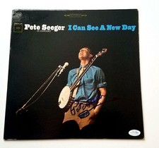 Pete Seeger Signed Autographed Album LP Folk Legend ACOA