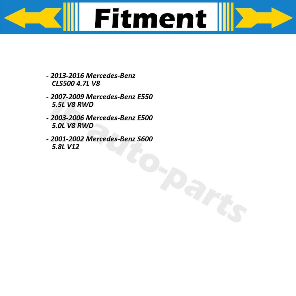 Sunsong Brake Hose Line Front 2x For 2003-2006 Mercedes-Benz S600 5.5L - Image 3 of 4