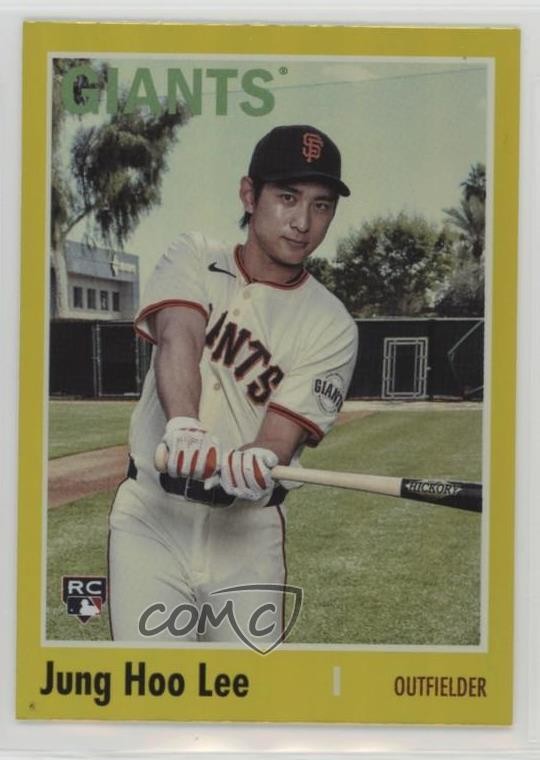 2024 Archives 1970 Topps Yellow Foilboard Jung-Hoo Lee Jung Hoo #127 18ul