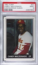 1982 TCMA Minor League Candy Maldonado #356 PSA 9 MINT