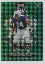 2024 Panini Mosaic Rookies Green Mosaic Prizm Olumuyiwa Fashanu #311 qp4
