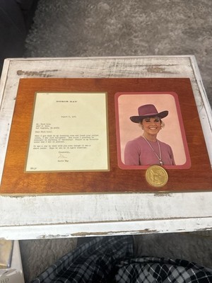 Doris Day Signed Letter (1971) to Actor Ford Lile   Hollywood Plaque