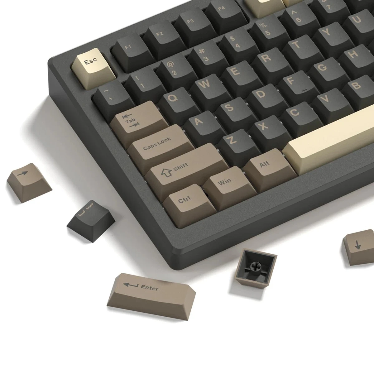 Keycaps PBT Dye Sublimation Upgrade 108 Keycap Set Profilo OEM Keycap Anime giapponese Keyset con estrattore per Cherry Mx Gateron Kailh Switch Tastiera meccanica