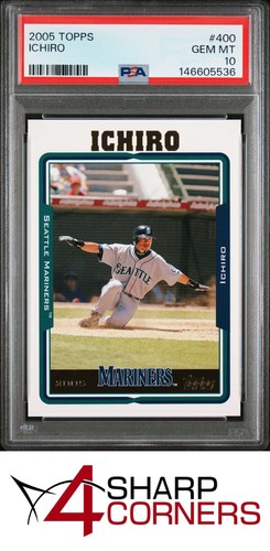 2005 TOPPS #400 ICHIRO SUZUKI MARINERS HOF PSA 10