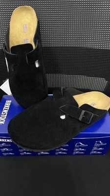 Birkenstock Boston Suede Soft Footbed Unisex Slip-Ons Clog  display picture 1