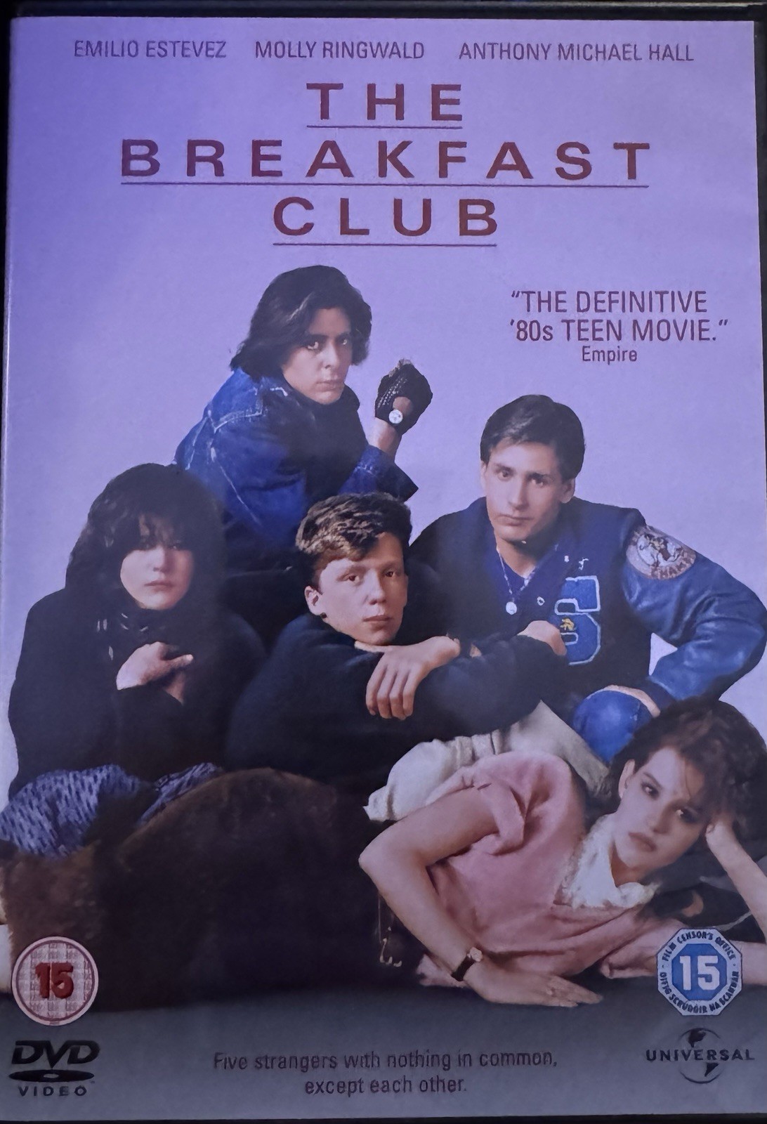 The Breakfast Club - Emilio Estevez, Molly Ringwald - NEW Region 2 DVD