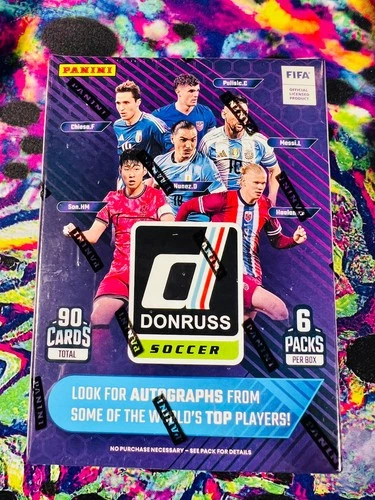 2024-25 Panini Donruss Soccer Trading Card Factory Sealed Blaster Box