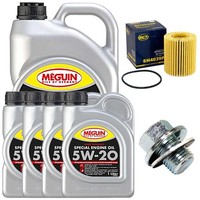 MotoröL Filter Set SAE 5W-20 Meguin 9 Liter + Schraube FüR Lexus LS GS 460 F4