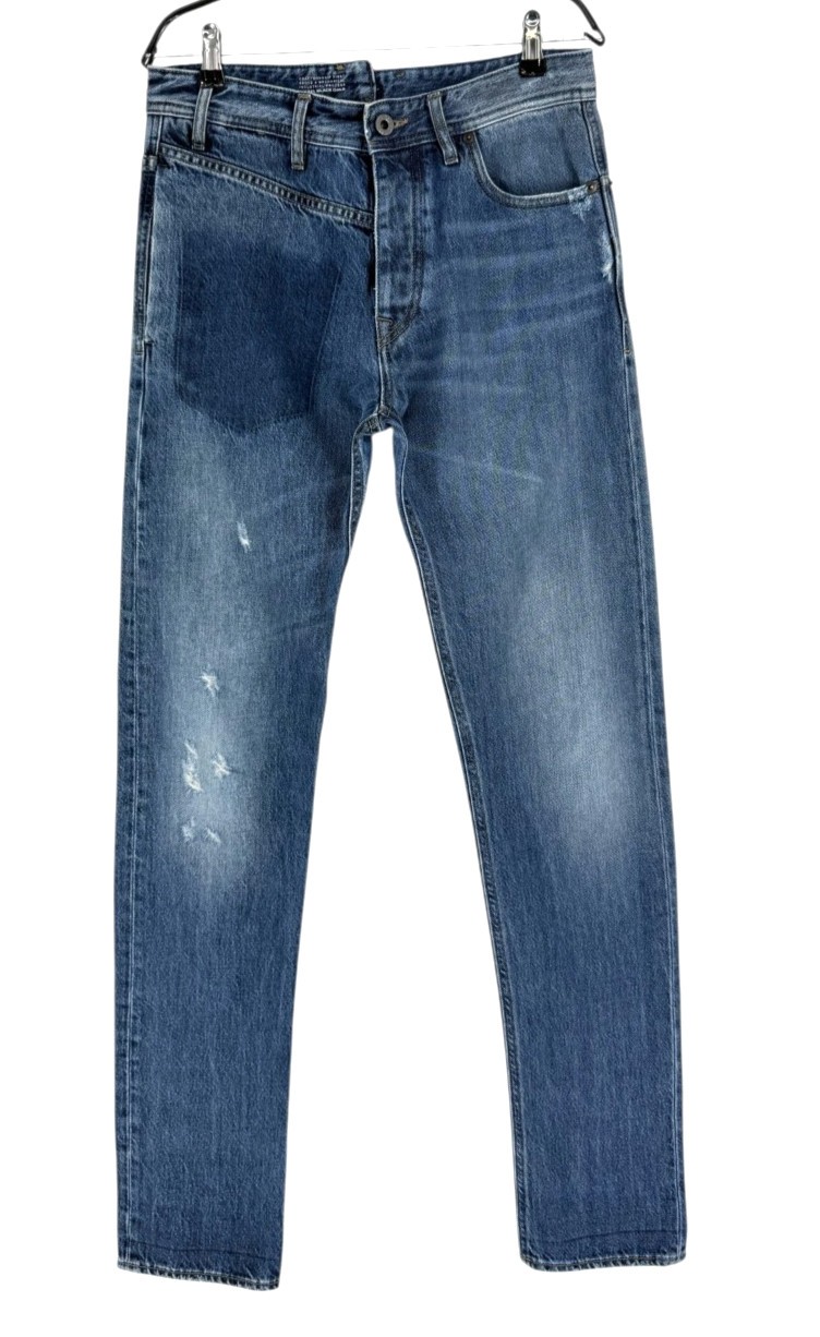Jeans Diesel Para Hombre Negros Y Dorados Rectos W29 L34