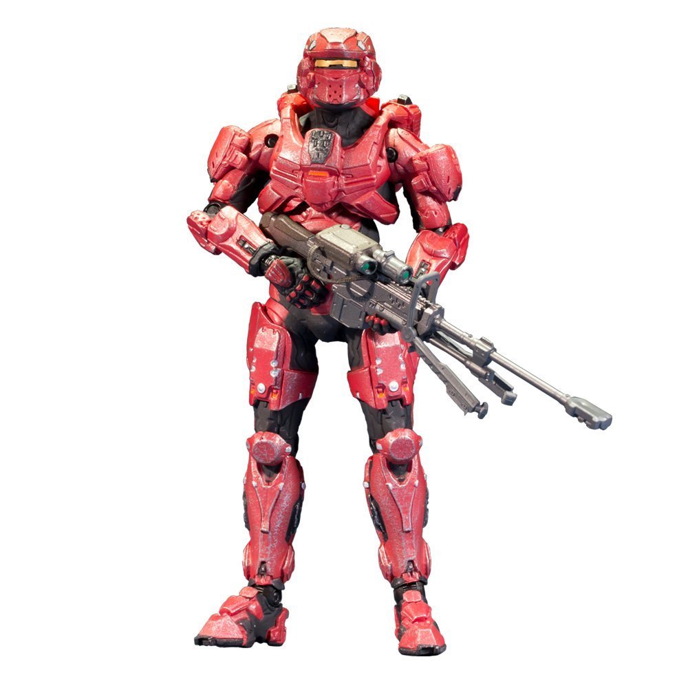 McFarlane Toys Halo 4 Series 1 Red Spartan Soldier w/ Sniper Rifle