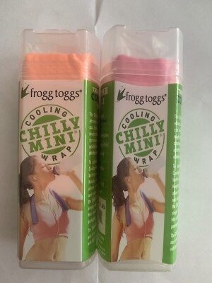 2 Packs Chilly Mini Cooling Wrap By Frogg Toggs Random Assorted Colors Free Ship