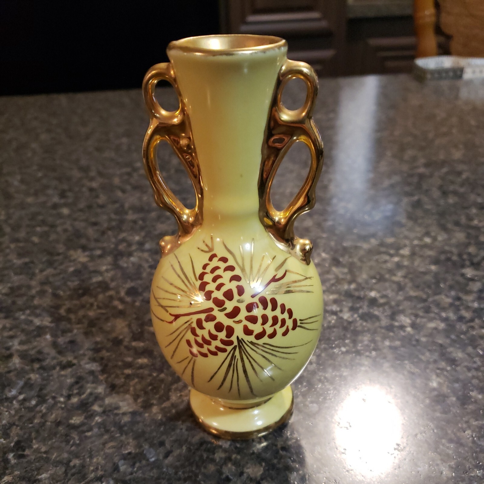 Hand-Painted 6-Inch Vintage Mini Vase for Elegant Décor