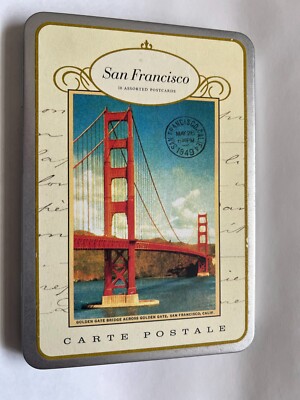 Vintage Cavallini  San Francisco Postcards.  18 postcards inside the box