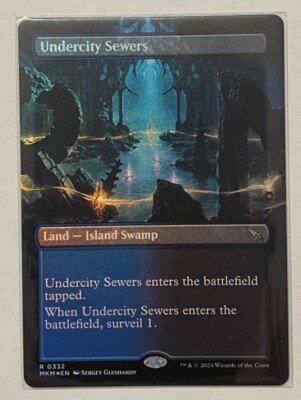 Undercity Sewers Borderless Foil - Murders at Karlov Manor MTG | eBay