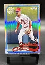 2024 Topps Chrome 35th Anniversary Refractor RC Masyn Winn #89CB-17 Cardinals