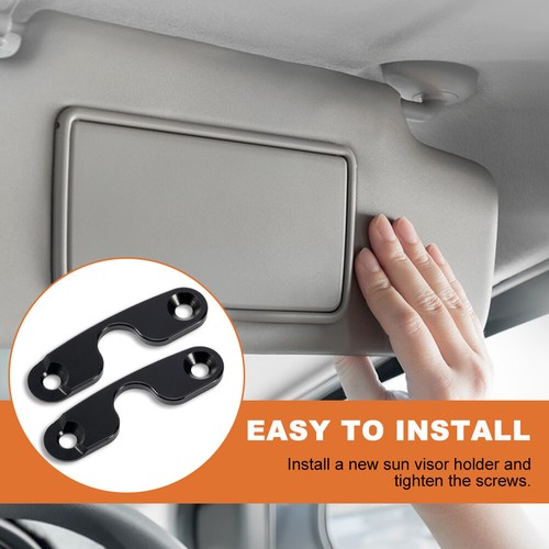 Mounting Clips Sun Visor Repair Kit Sturdy With Screws Wrench Included