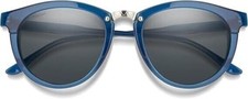 Smith Questa 716736338187 Women's Sunglasses NEW Blue Acetate Frame 50-19-140mm