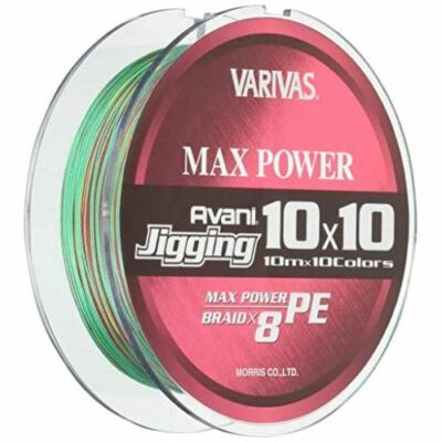 VARIVAS Avani Jigging 10X10 Max Power PE X8 300m #5 78lb PE Braid Line Braided