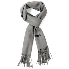 cashmere feel Merino Wool Scarf Women Men Winter Fall fringe Gift Lightweight