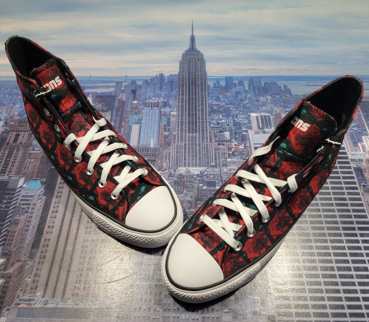 Converse Chuck Taylor All Star Pro High Top Roses Black/Red Size 