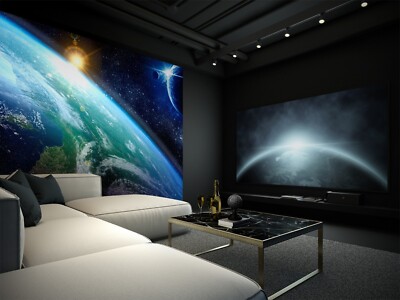 3D Planet Erde M2264 Tapete Wandbild Selbstklebend Abnehmbare Aufkleber Eve