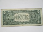 LOT of TWO Fancy Serial Number  $1 Bill  Low Note 4 Leading Zero + BONUS BILL — photo 4