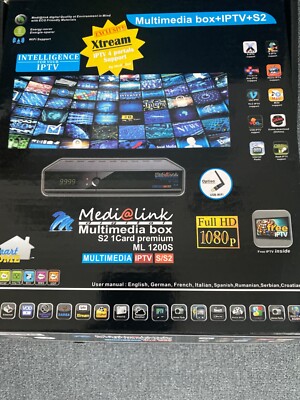  Medialink ML 2200 ST (sp) Smart HOME S2/T2 combo 1 card Receiver Sat Empfang