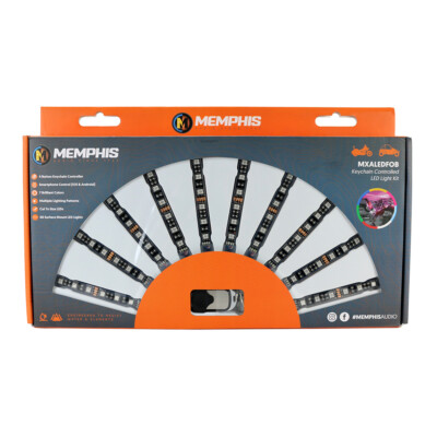 Memphis Audio MXALEDFOB Remote Controlled RGB LED Light Kit Key Fob NEW